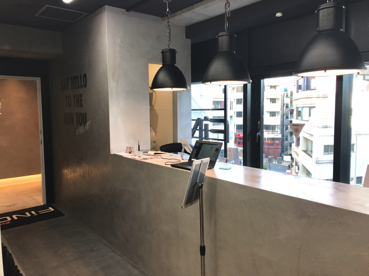 FiNC六本木店カウンター