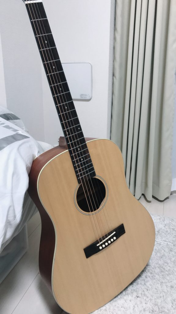 購入したアコースティックギター