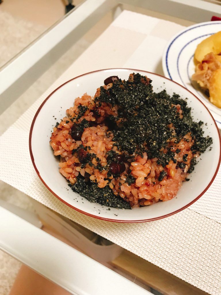 酵素玄米+ごま塩